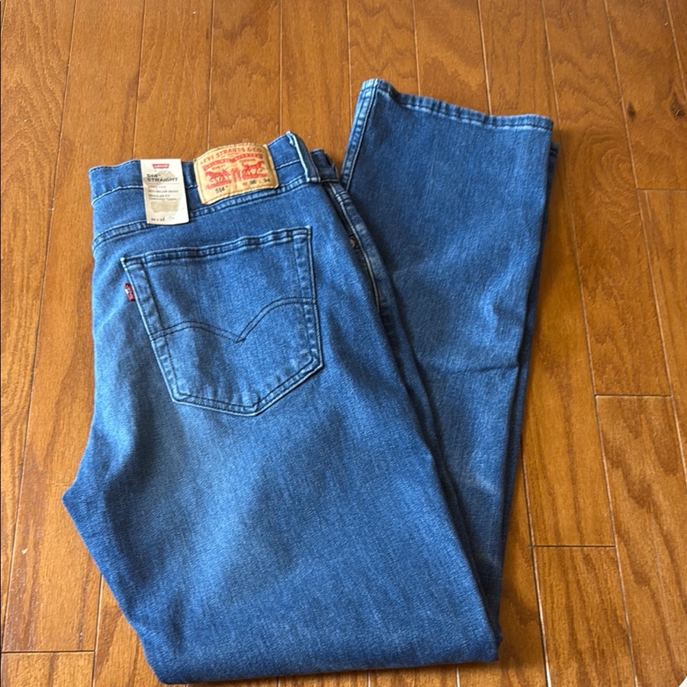 Levi's Blue Straight Jeans Classic Denim